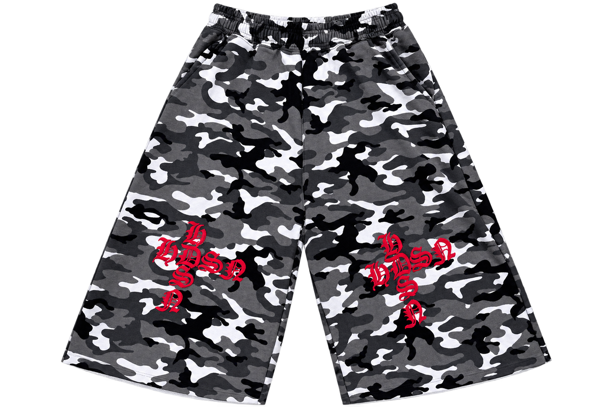 Snow Camo 3/4 Shorts