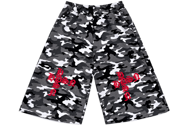Snow Camo 3/4 Shorts