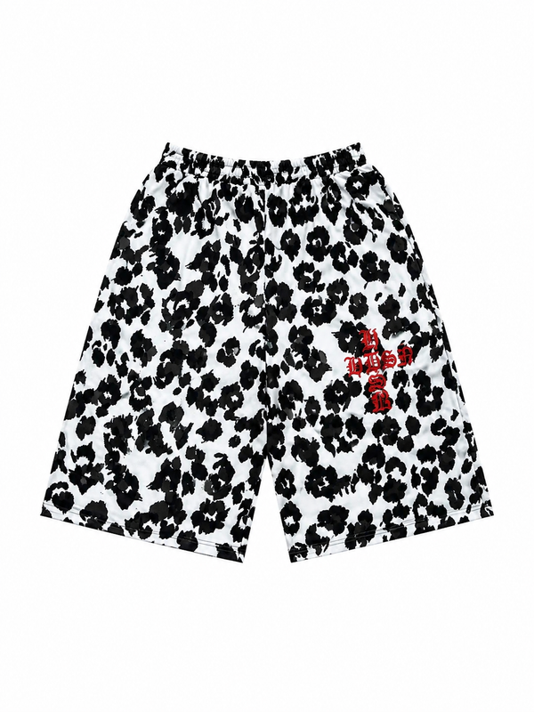 White Camo & Orange Hudson 3/4 Shorts