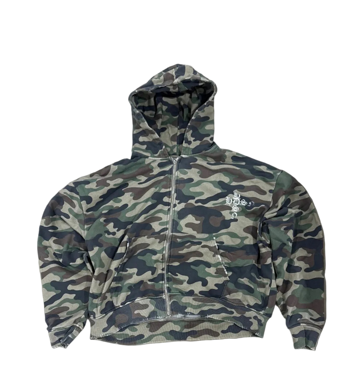Hudson Cross Camo Zip Up