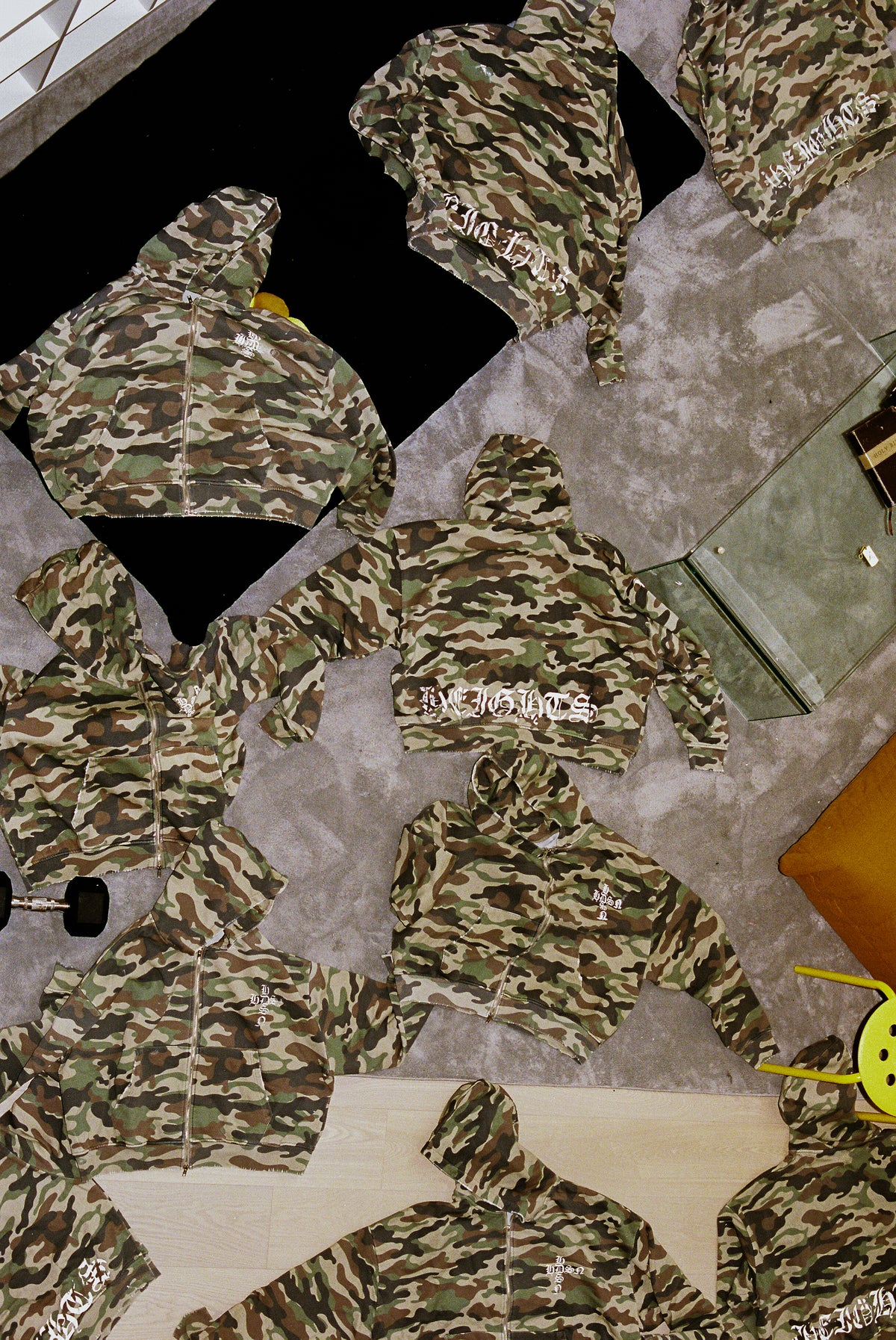 Hudson Cross Camo Zip Up