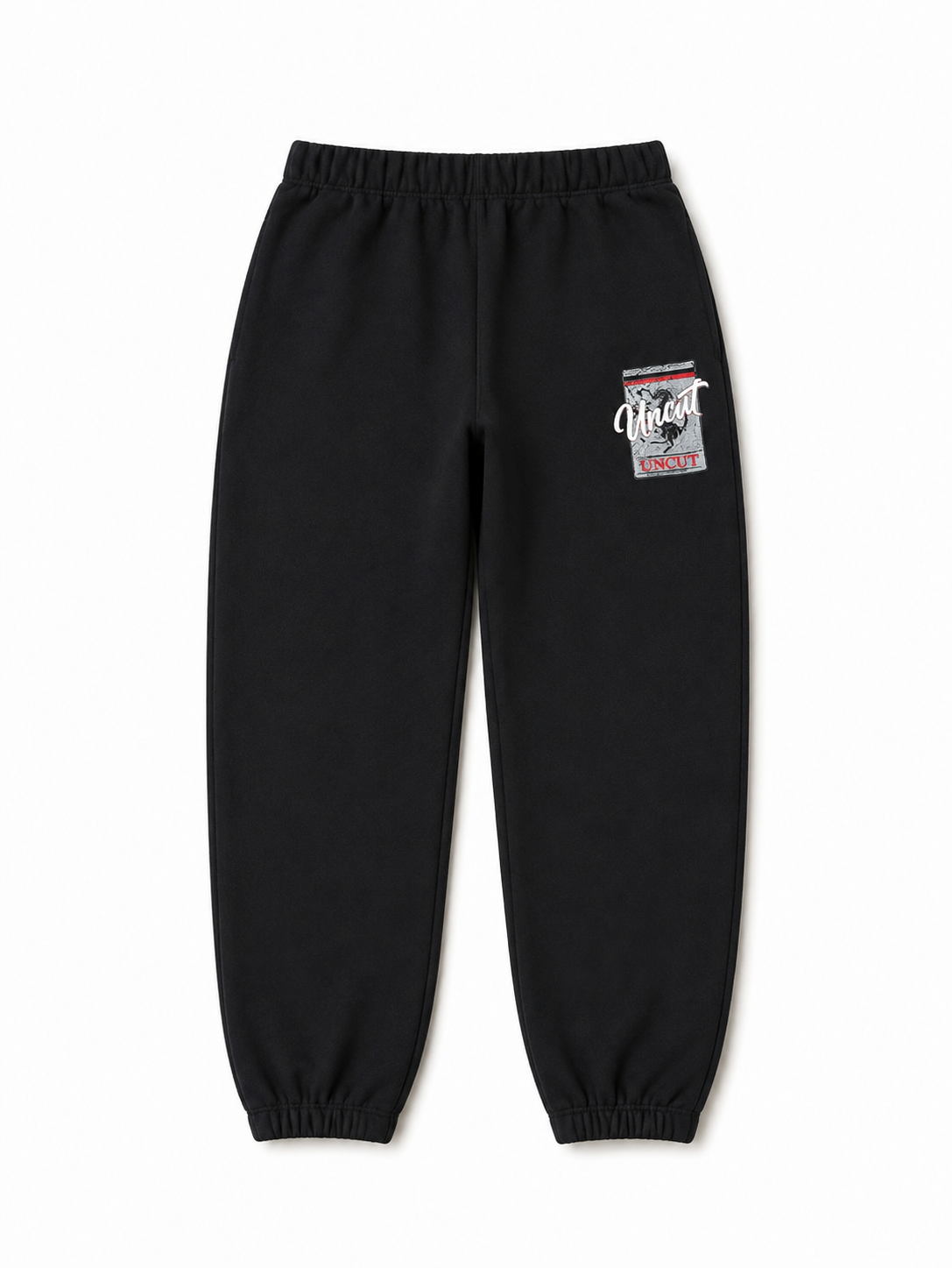 Black Uncut Sweats