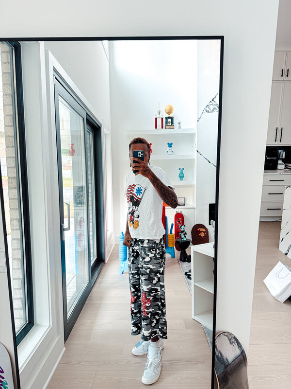 Snow Camo 3/4 Shorts