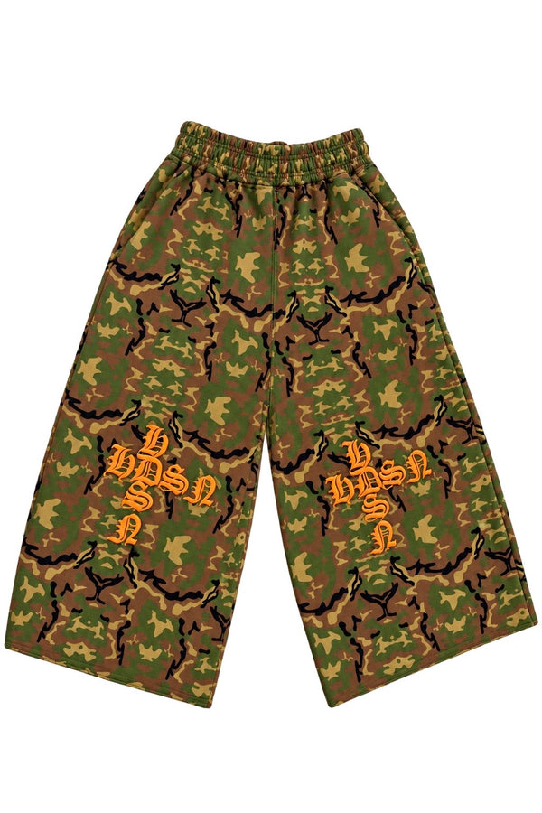 Green Camo 3/4 Shorts