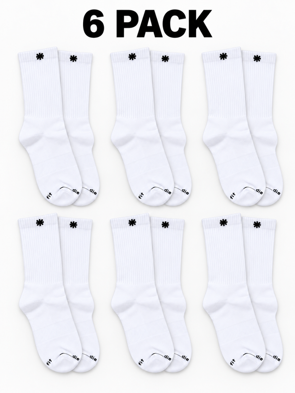 6 Pack Petal Socks